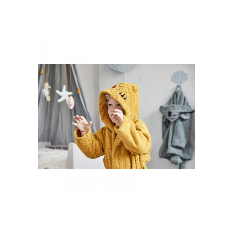 Roommate - Bathrobe - TIGER, ochre (1-2 years)