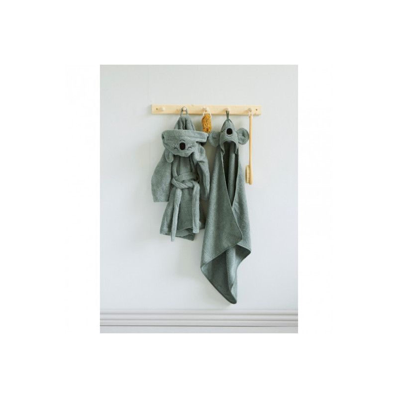 Roommate - Bathrobe - KOALA, sea grey (1-2 years)