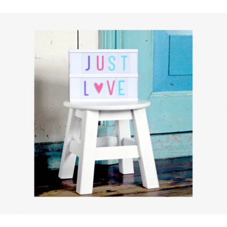 A little lovely company - Letter set pastel lightbox