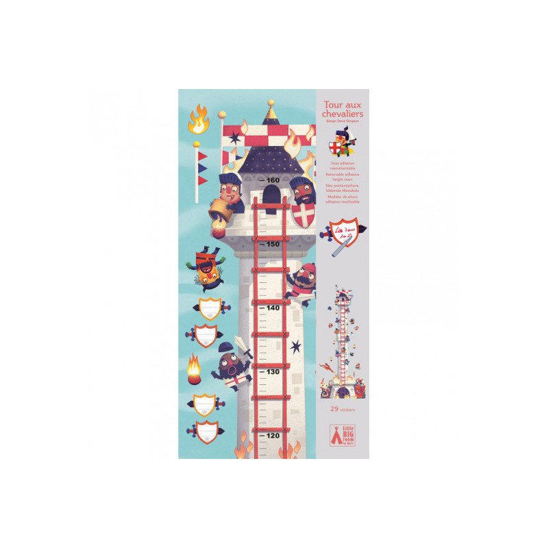 Djeco - Height chart - Knights tower