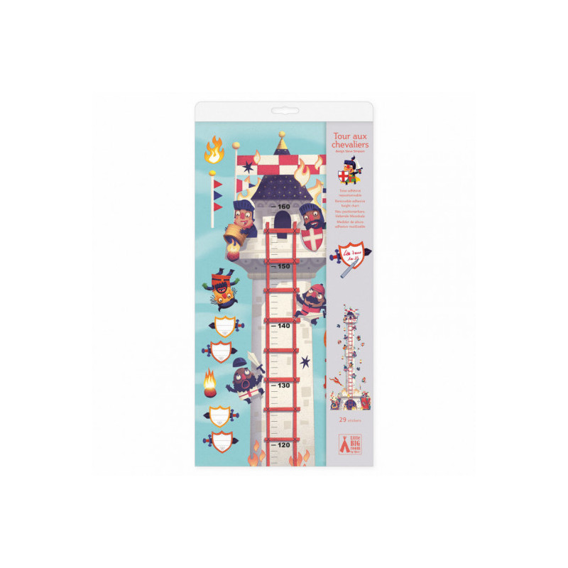 Djeco - Height chart - Knights tower
