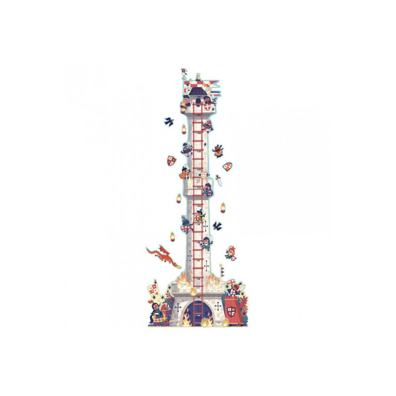 Djeco - Height chart - Knights tower