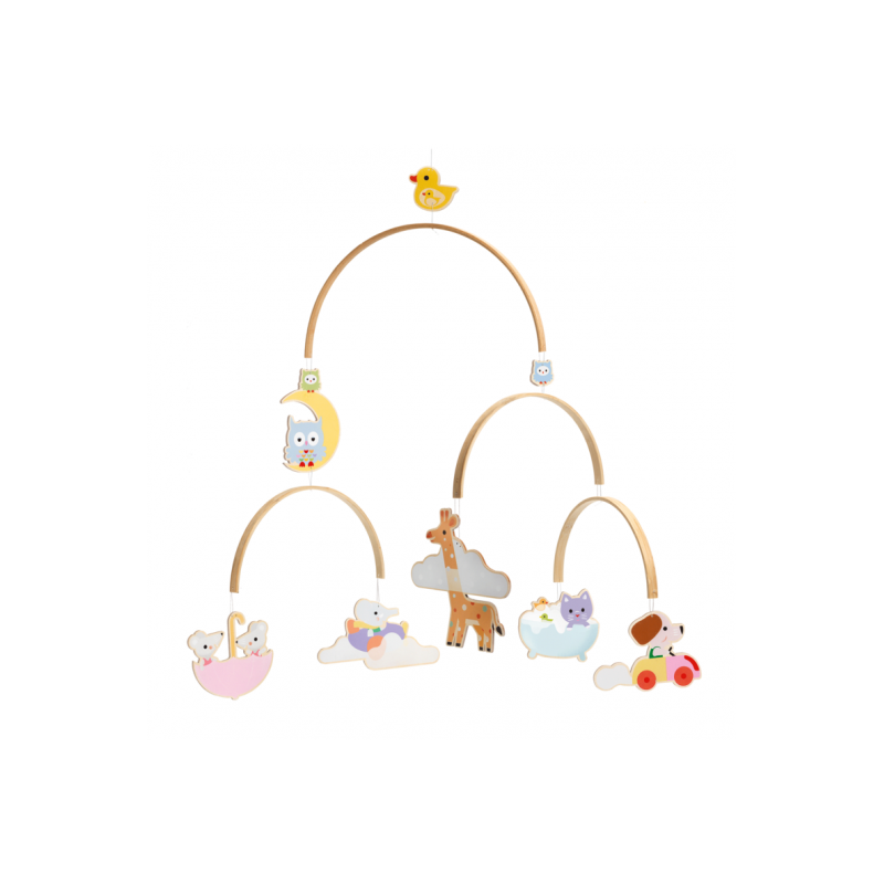 Djeco - Mobile, Baby Animals