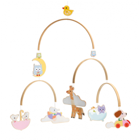Djeco - Mobile, Baby Animals