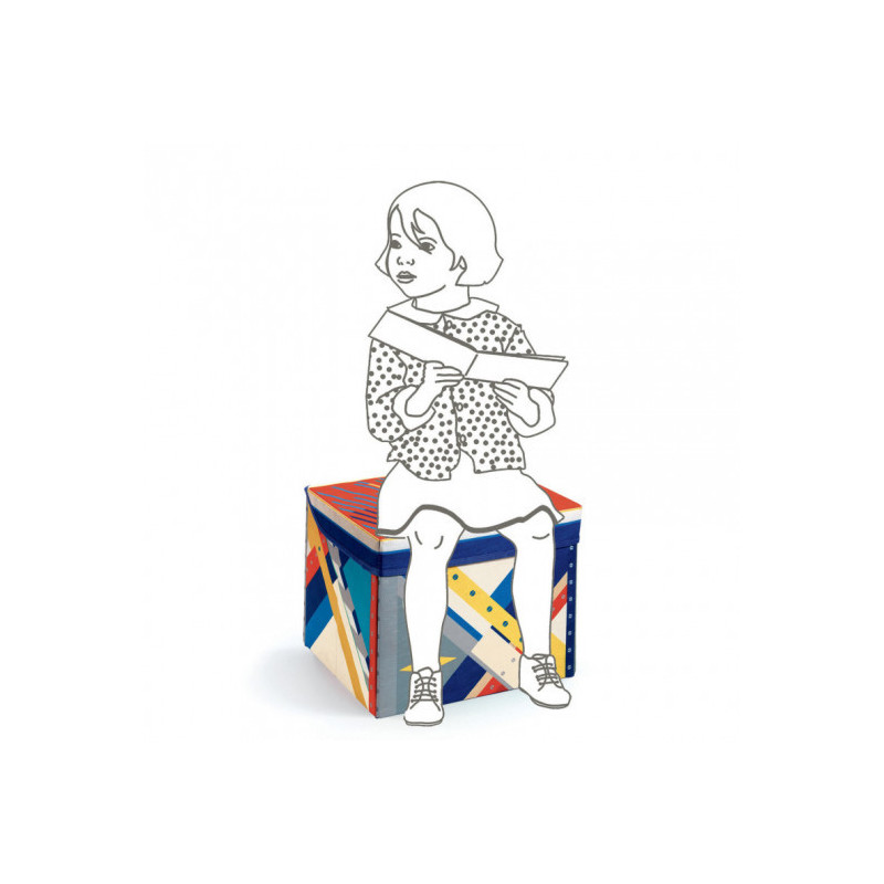 Djeco - Rocket toy box