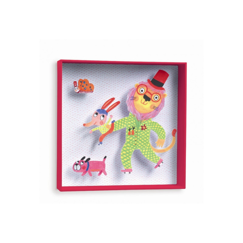 Djeco - Wall decor, Lion