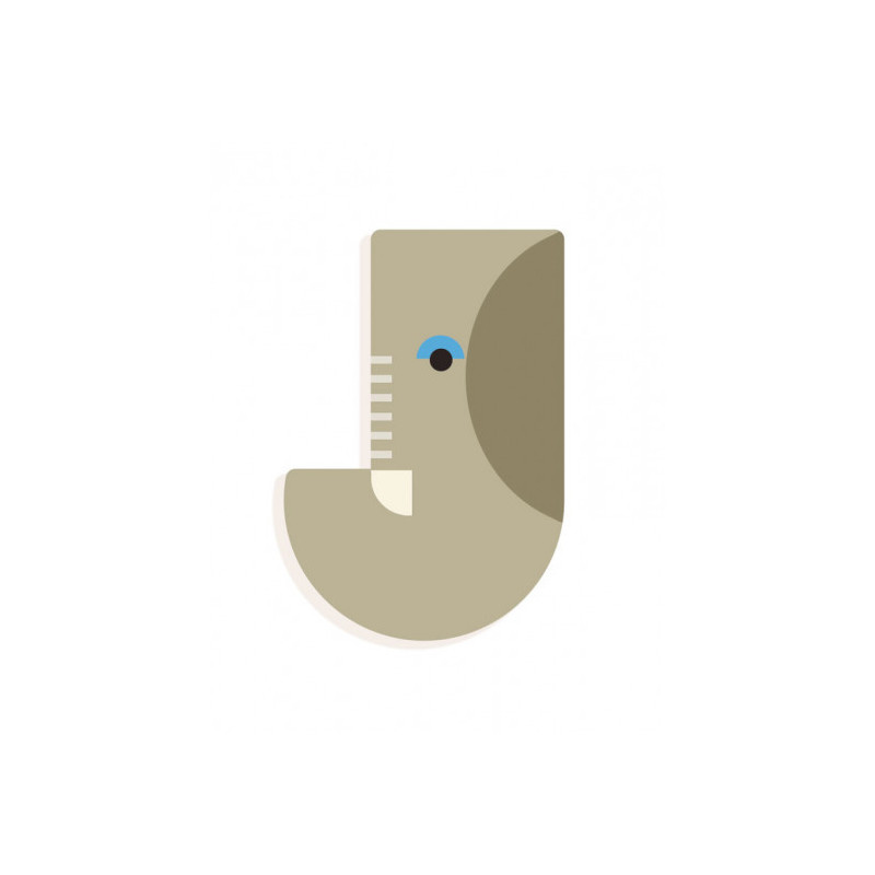 Djeco - Graphic Letters - J