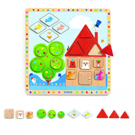 Djeco - Ludigeo, 19 pcs