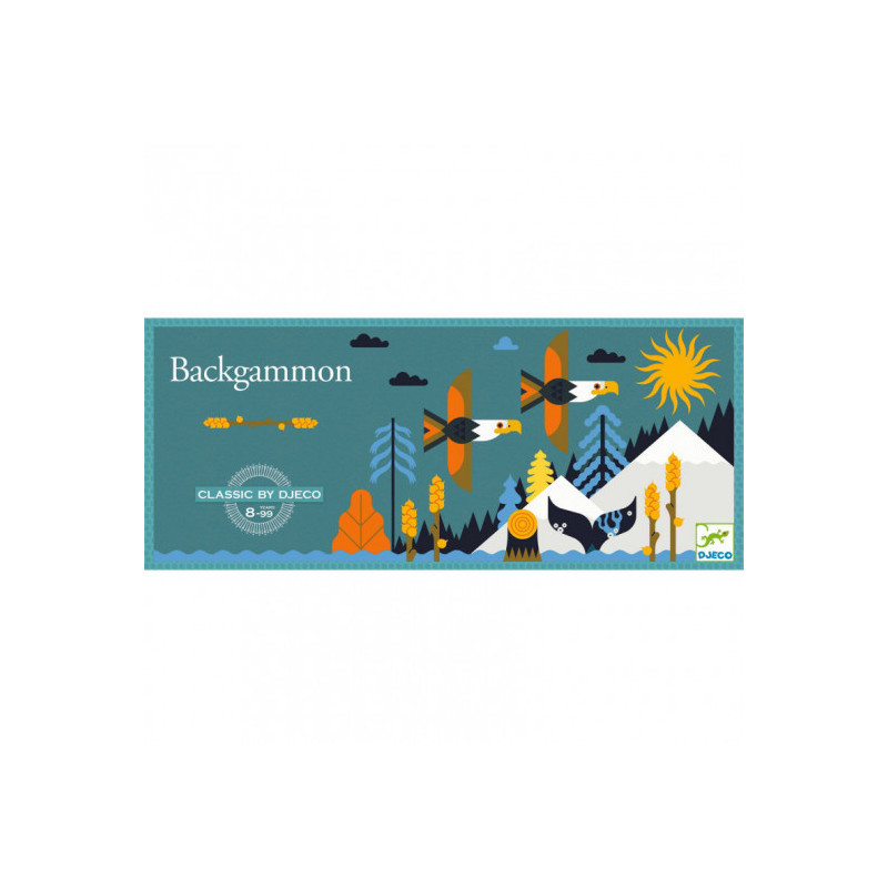Djeco - Classic Games - Backgammon