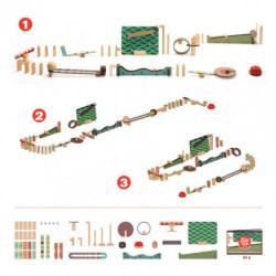 Djeco - Zig & Go - 48 pcs - Big Boum Wall