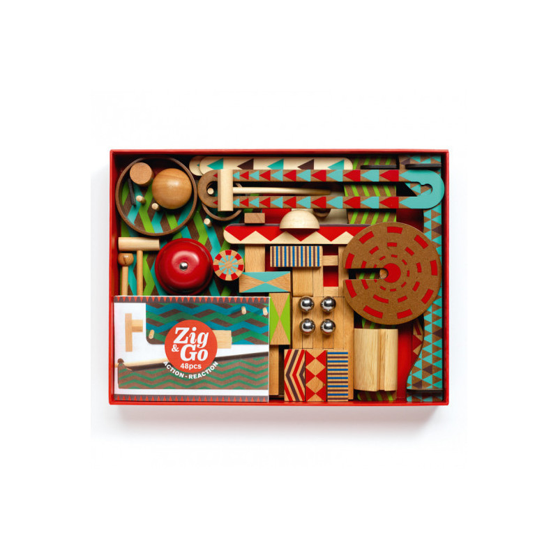 Djeco - Zig & Go - 48 pcs - Big Boum Wall