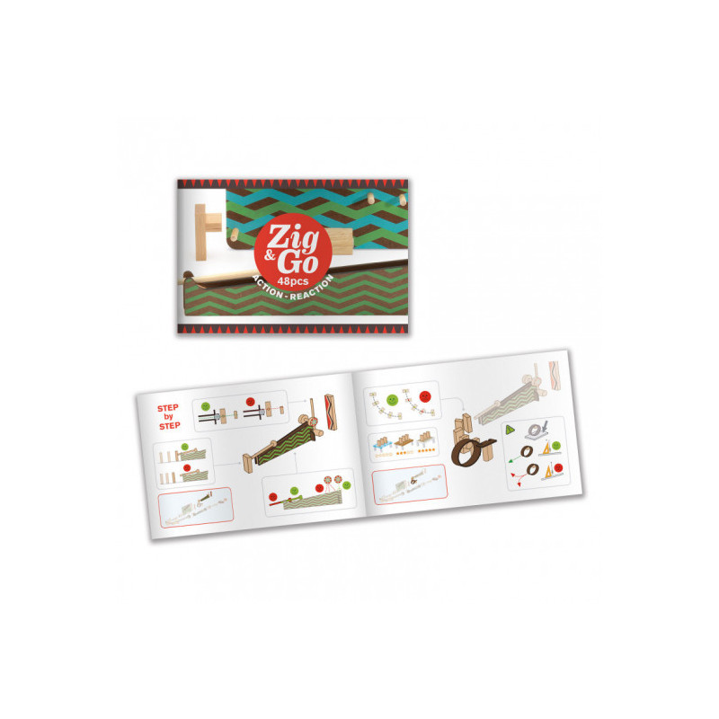 Djeco - Zig & Go - 48 pcs - Big Boum Wall