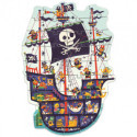 Djeco - The pirate ship - 36 pcs