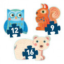 Djeco - In the Forest - 9, 12, 16 pcs