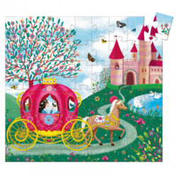 Djeco - Siluettepussel, Eloises carrige, 54 pcs