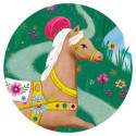 Djeco - Siluettepussel, Eloises carrige, 54 pcs