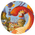 Djeco - Valliant and the Dragon, 54 pcs
