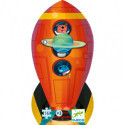 Djeco - Spaceship, 16 pcs