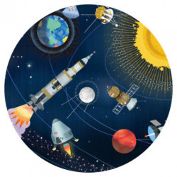 Djeco - The space + booklet, 200 pcs - FSC MIX