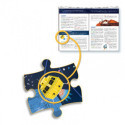 Djeco - The space + booklet, 200 pcs - FSC MIX