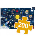 Djeco - The space + booklet, 200 pcs - FSC MIX