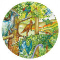 Djeco - Observation puzzle, Dinosaur + booklet, 100 pcs - FSC MIX