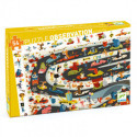 Djeco - Pussel Car Rally, 54 pcs - FSC MIX