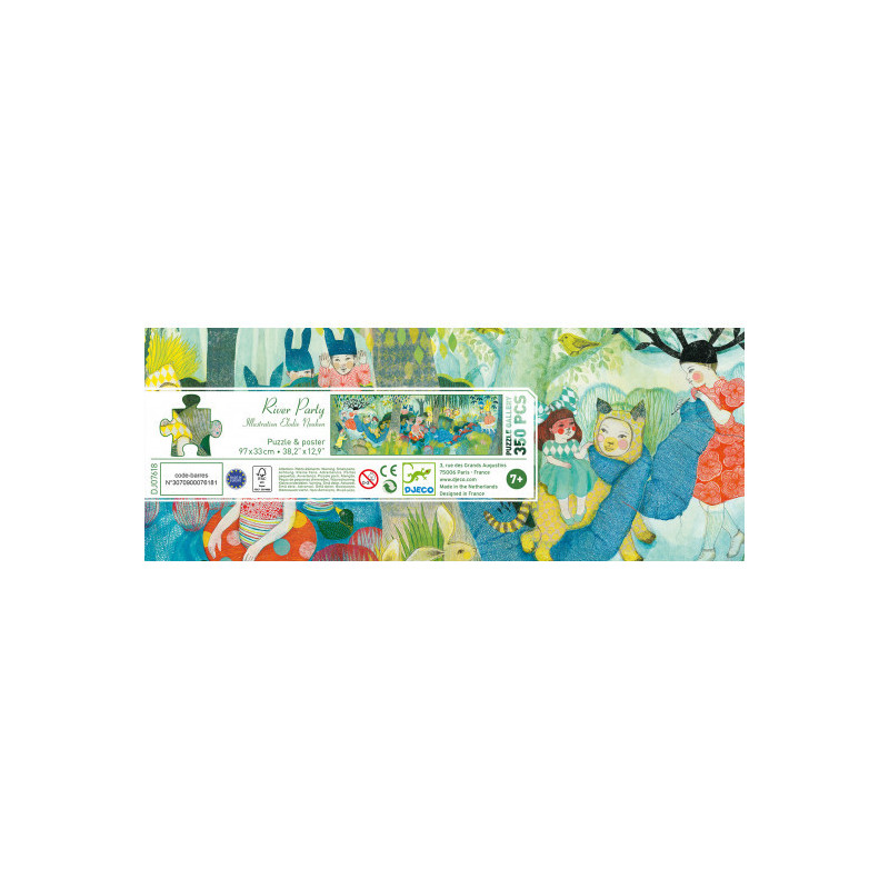 Djeco - River Party - 350 pcs - FSC MIX