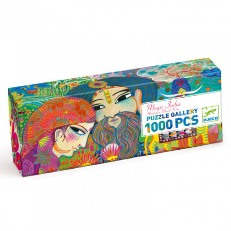 Djeco - Puzzle Gallery, Magic India, 1000 pcs - FSC MIX