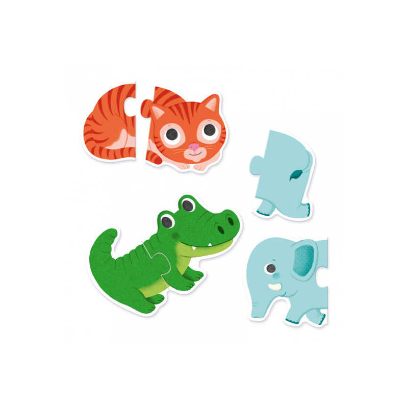 Djeco - Puzzle Duo Animals