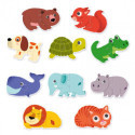 Djeco - Puzzle Duo Animals
