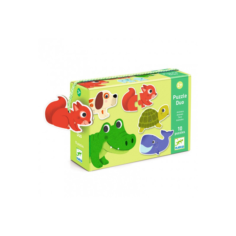 Djeco - Puzzle Duo Animals