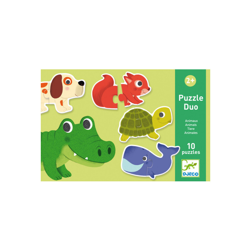 Djeco - Puzzle Duo Animals