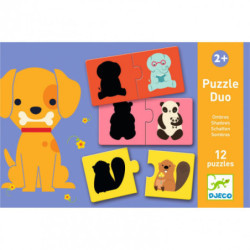 Djeco - Puzzle Duo, Shadows