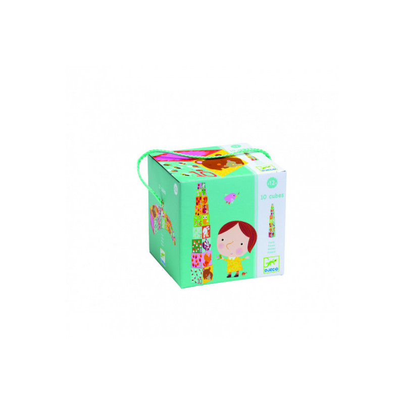 Djeco - 10 Forest Blocks