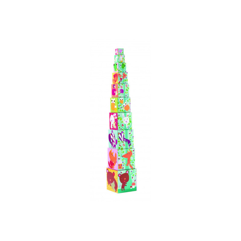 Djeco - 10 Forest Blocks