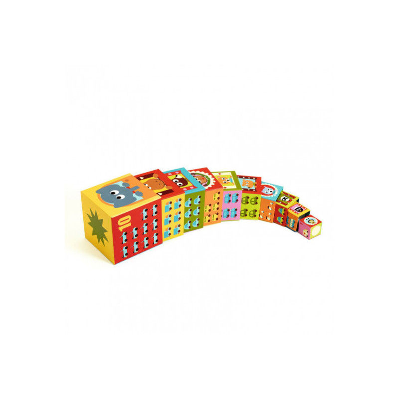 Djeco - 10 vehicles block