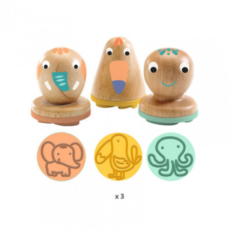 Djeco - Myplastistamps