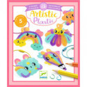 Djeco - Artistic Plastic - Kawaii Keyring