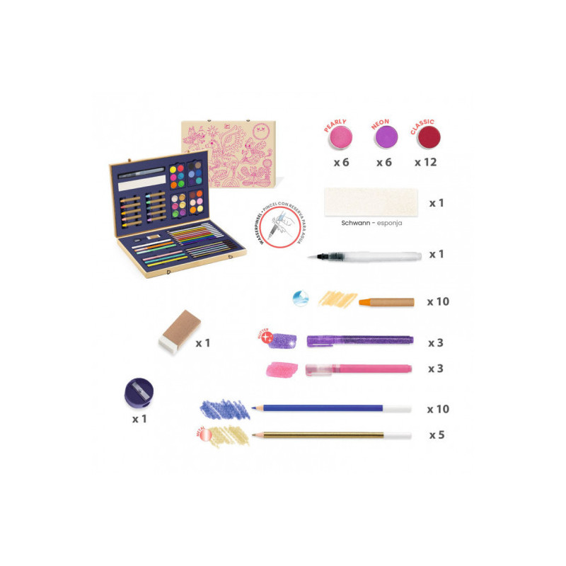 Djeco - Sparkling Box of Colours