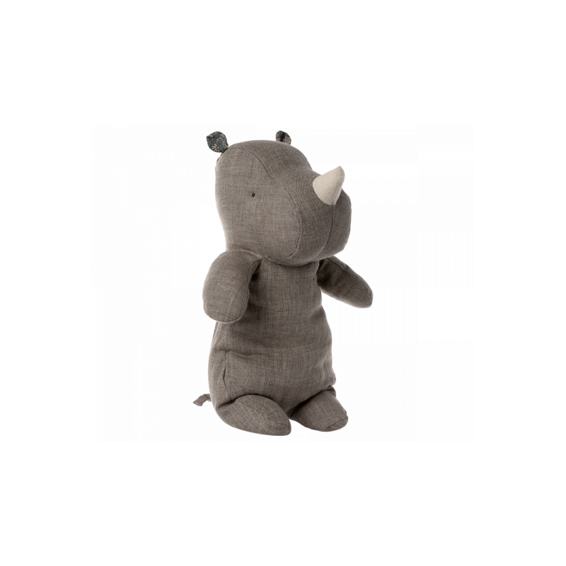 Maileg - Safari friends, Rhino, Medium - Dark grey