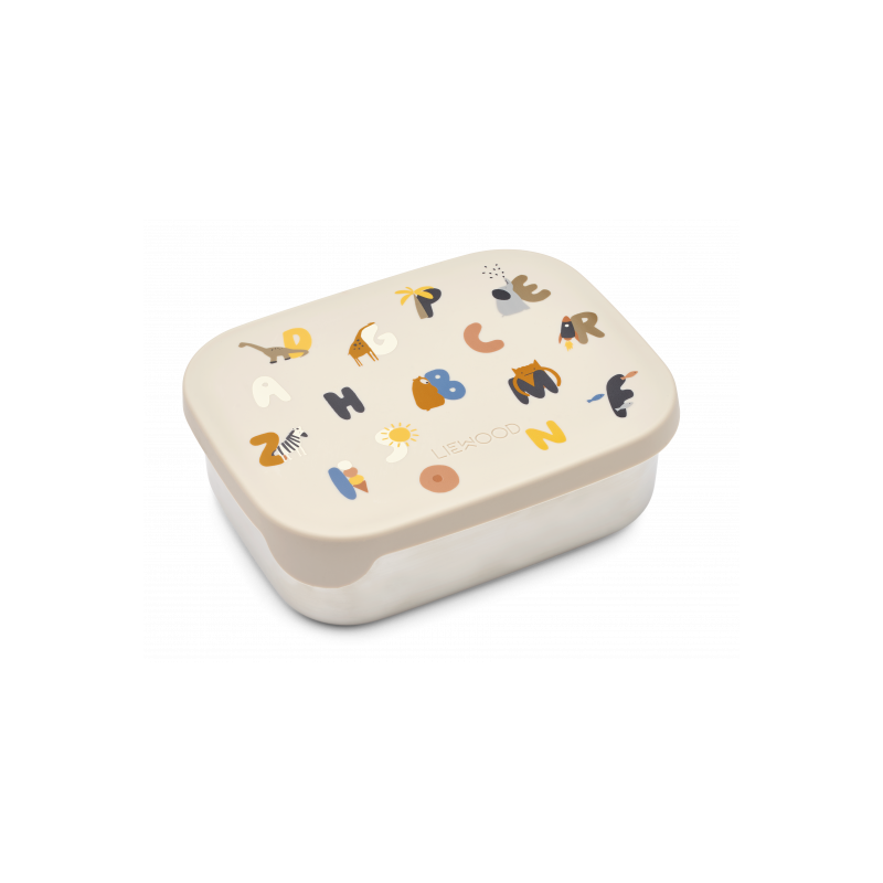Liewood - Arthur Lunchbox, Alphabet / Sandy