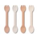 Liewood - Jan 2-1 bestick 4-Pack, Rose