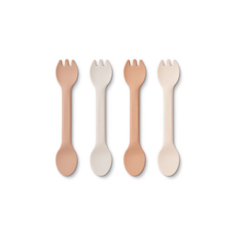 Liewood - Jan 2-1 bestick 4-Pack, Rose