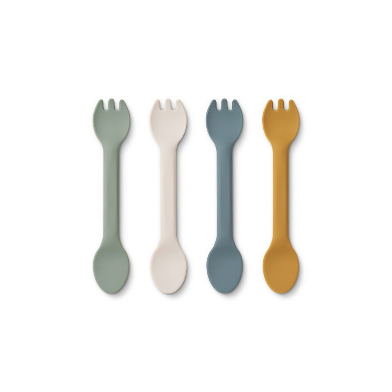 Liewood - Jan 2-1 bestick 4-Pack, Faune Green