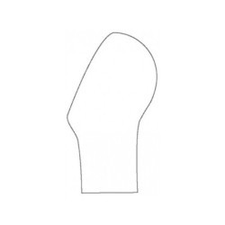 Konges slöjd - Napp anatomisk sugdel, Light Green 0-6 mån
