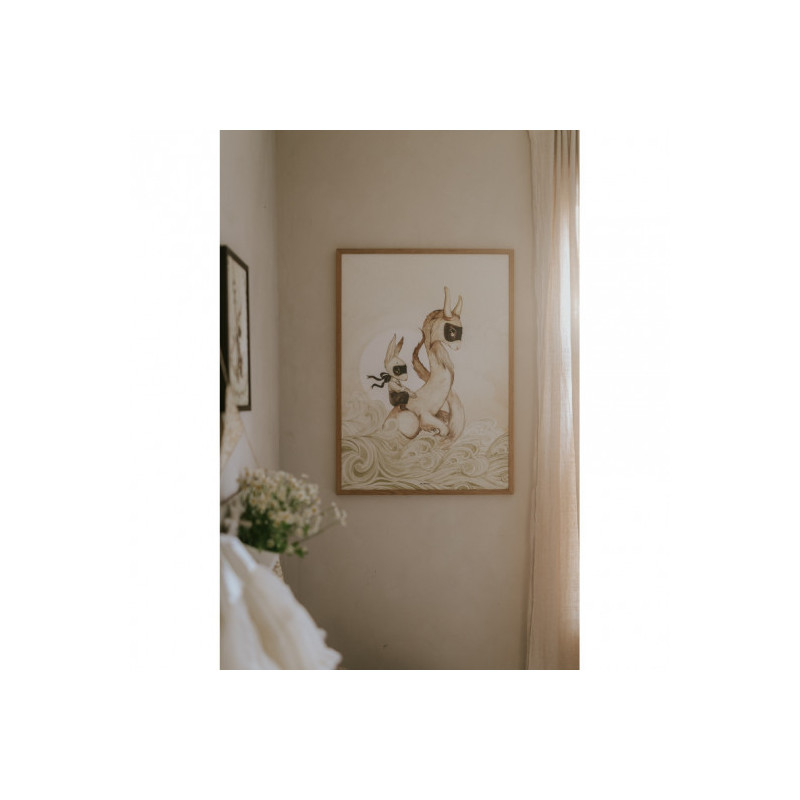 Mrs Mighetto - Poster, Sixten´s Dragon 50x70 cm