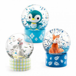 Djeco - Mini snöglob, So wild - pingvin
