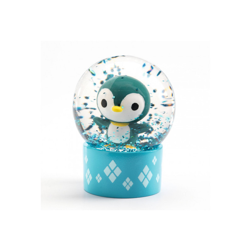 Djeco - Mini snöglob, So wild - pingvin