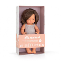 Miniland - Docka Petra med sparkdräkt, 38 cm